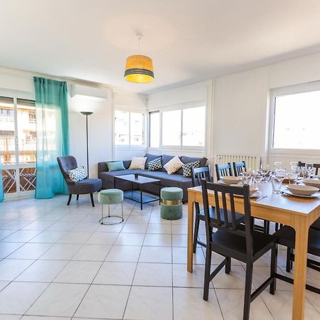Superbe 100M2 - 2 Balcons - Proche Gare - Climatise Apartment Marseille Ngoại thất bức ảnh