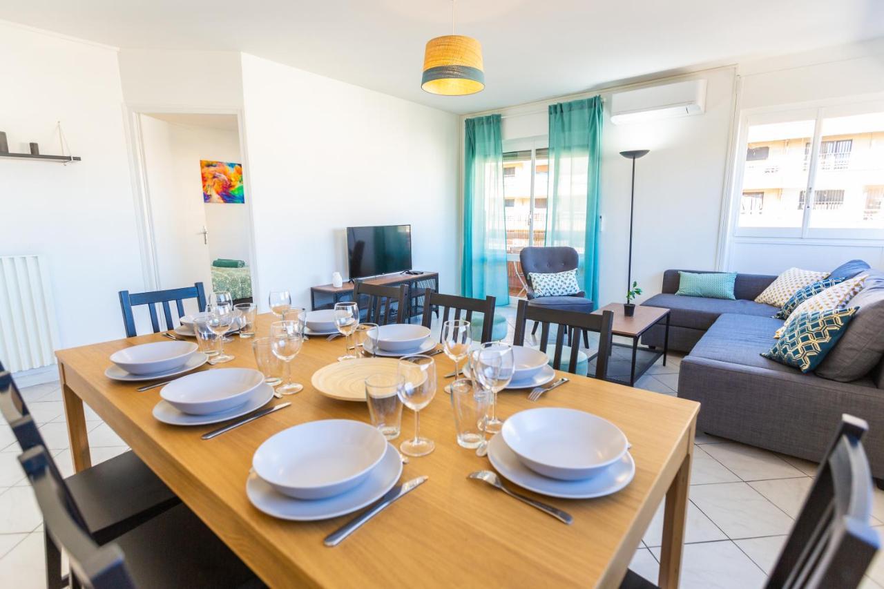 Superbe 100M2 - 2 Balcons - Proche Gare - Climatise Apartment Marseille Ngoại thất bức ảnh